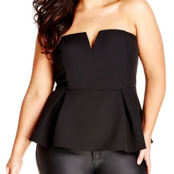 Brand New with Tags Black Bustier Top - Picture 3 of 7